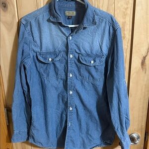 Sonoma Women’s Blue Denim Button-Up Shirt